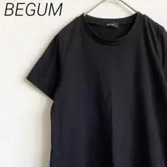 BEGUM Tシャツ 半袖 クルーネック 無地 シンプル カジュアル