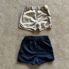 最終お値下げ　無印良品　速乾ショートパンツ2色セット