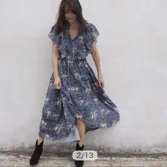 ETRE TOKYO エトレトウキョウ 花柄ワンピース