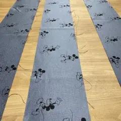 ミッキーマウス　ネイビー生地遮光