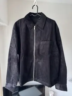 GU 全新品 紳士 コーデュロイジップアップシャツ