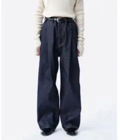 SUBLATIONS 2TUCK WIDE DENIM PANTS SIZE2