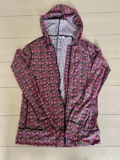 O'NEILL 収納袋付オニールラッシュガード　Ｌ　花柄UVプロテクト日焼け予防