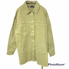 ZARA ザラ 長袖シャツ 厚手 ジャケット Lサイズ 大人カジュアル 美品