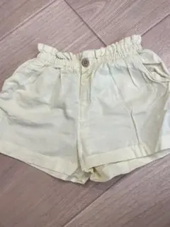 美品　H&M 80 淡い黄色 ショートパンツ US 8〜12M