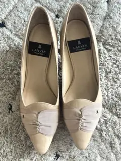 LANVIN ベージュ パンプス