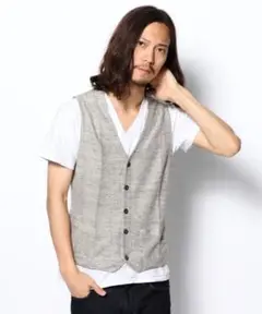 BEAUTY&YOUTH UNITED ARROWS リネン ニット ジレ　M