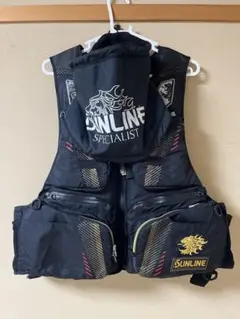 サンライン フローティングベスト ネックウォーマー 美品