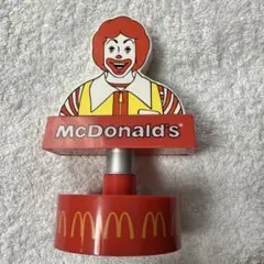 マクドナルド　ロータリーサインライト　ジャンク品 マクドナルド ロータリーサインライト ジャンク 1998年 看板