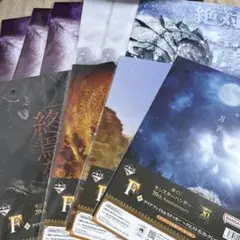 一番くじ　モンスターハンター　F賞 クリアファイル＆ステッカー　7種10個