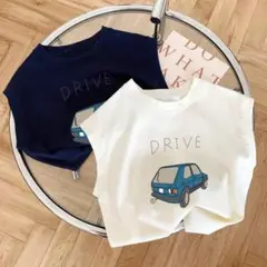 【新品】車のイラストがかわいいトップス 80㎝～120㎝まであります