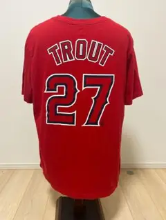 ロサンゼルスエンゼルス　マイク・トラウト　Tシャツ　L
