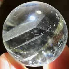 ☆高級品質！福財大黒秘宝③！富士霊峰！スーパーファントム 水晶　丸玉　原石