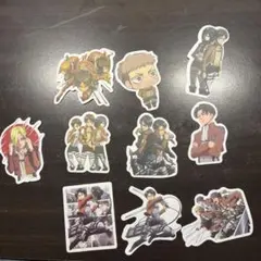 進撃の巨人 ステッカー 10枚セット