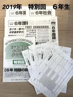五ッ木駸々堂模試　特別回　６年生　2019年度