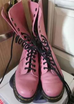 ドクターマーチン/Dr.Martens　ピンク 14ホールブーツ　UK 6