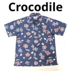 Crocodile　クロコダイル　アロハシャツ　総柄