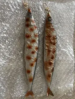 お値下げ！リアルさんま・焼さんまキーホルダー