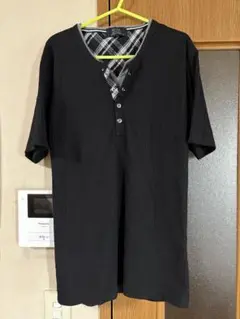 MITEX ブラック ヘンリーネック 新品‼️
