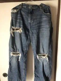 Levi's迷彩ダメージ加工