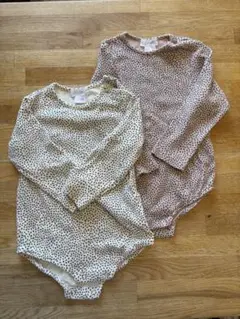 ZARA 長袖ロンパース 9-12ヶ月　2着セット baby ベビー服