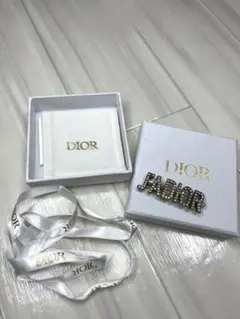 【未使用】Christian Dior バレッタ ヘアピン