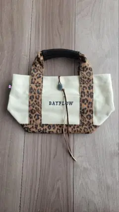 BAYFLOW ヒョウ柄トートバッグ