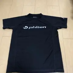 phiten ファイテン　ブラック Tシャツ Sサイズ