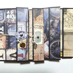 おすそ分け蛇腹ファイル　薄型４冊セット　ファイルのみ