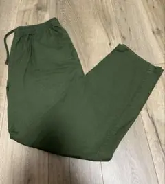 無印良品　リップストップ　イージーパンツ　カーキ