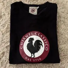 【美品】キャンティクラシコ　オフィシャルTシャツ 黒　Lサイズ イタリアワイン