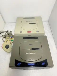 【ジャンク】 未確認 セガサターン 本体 2個 コントローラー まとめ