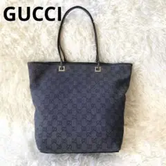 GUCCI グッチ トートバッグ GG キャンバス ブラック