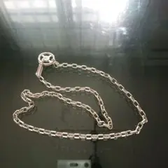 フラットヘッドシルバー925ネックレス
