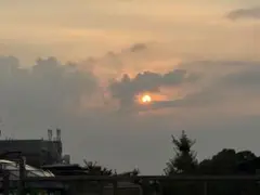 夕焼けの風景