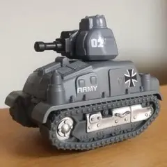 戦車 ミニカー グレー アーミーデザイン
