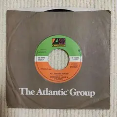 【ＵＫ.Org盤７インチ】Ｅ・Ｌ & Ｐ ／オール・アイ・ウォント・イズ・ユー