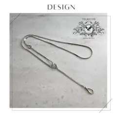 【まとめ割】シルバー　ネックレス　ロング　チェーン メンズ ストリート