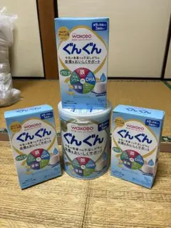 WAKODO ぐんぐん　フォローアップミルク　缶×1 スティック×3箱