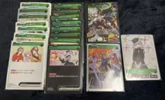 Xross Stars　緑　コンプセット（L各1、SR各2、他各4、合計72枚）