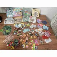 カラフルなキャラクターステッカーセット