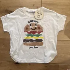 【新品】　ハンバーガー　ポテト　ピザ　ホットドッグ　　Tシャツ 100cm