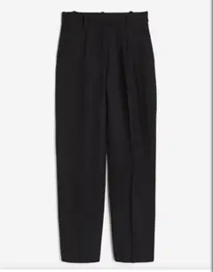 H&M ブラック プリーツスラックス