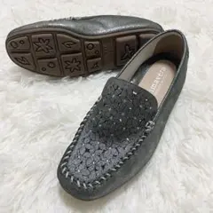 ⭐️美品⭐️Primavera グリーン グレー ドライビングシューズ22cmEEE