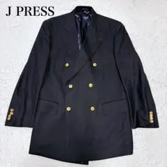 美品　ジェイプレス 紺ブレ 金ボタン ダブルブレスト XL相当　JPRESS