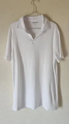 THREE DOTS ホワイト スキッパー XL
