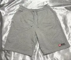 【訳あり】DIESEL スウェット ハーフパンツ ショートパンツ グレー L