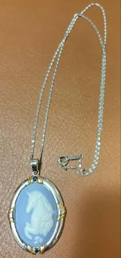 IEI ユニコーン カメオ シルバーペンダントトップ