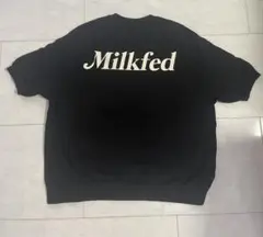 ミルクフェド　milkfed リブ半袖tシャツ