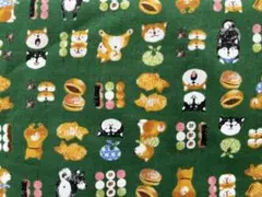 生地・柴犬和菓子・グリーン